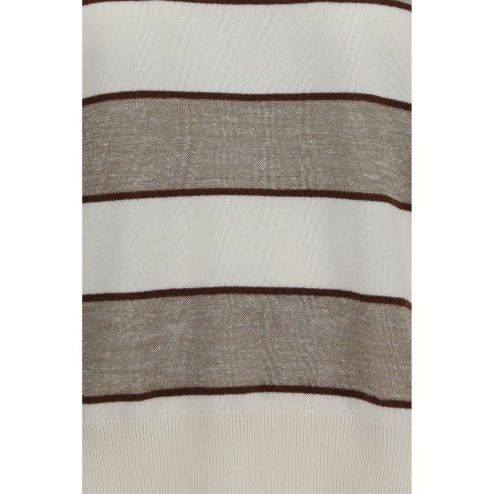 Brunello Cucinelli Beige Wool Oves Aries Sweatshirt Brunello Cucinelli