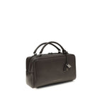 Brunello Cucinelli Brown Calf Leather Bos Taurus Handbag