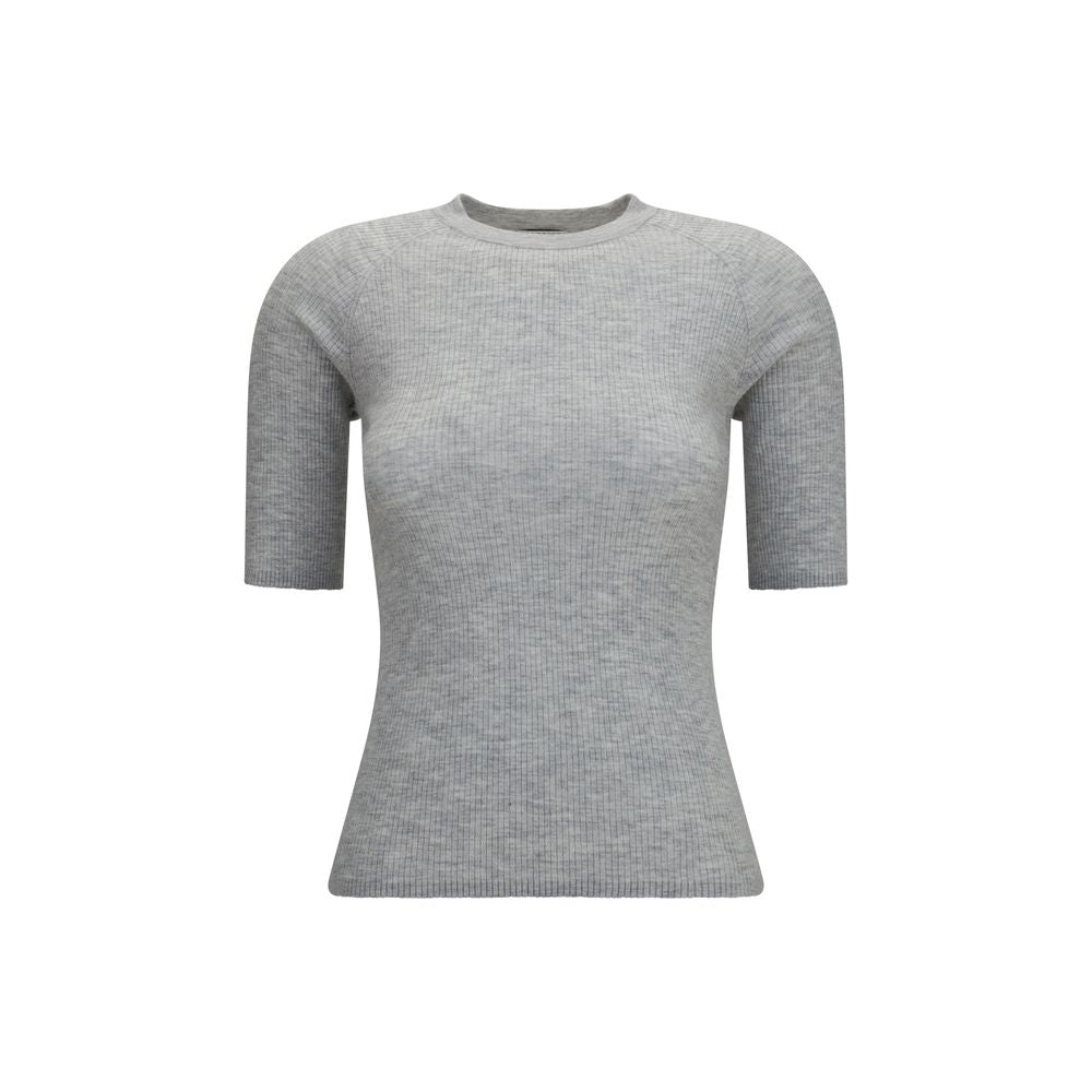 Brunello Cucinelli Gray Cashmere Sweatshirt Brunello Cucinelli
