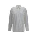 Brunello Cucinelli White Cotton Dress Shirt Brunello Cucinelli