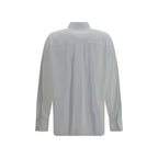 Brunello Cucinelli White Cotton Dress Shirt Brunello Cucinelli