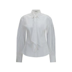 Brunello Cucinelli White Cotton Dress Shirt Brunello Cucinelli