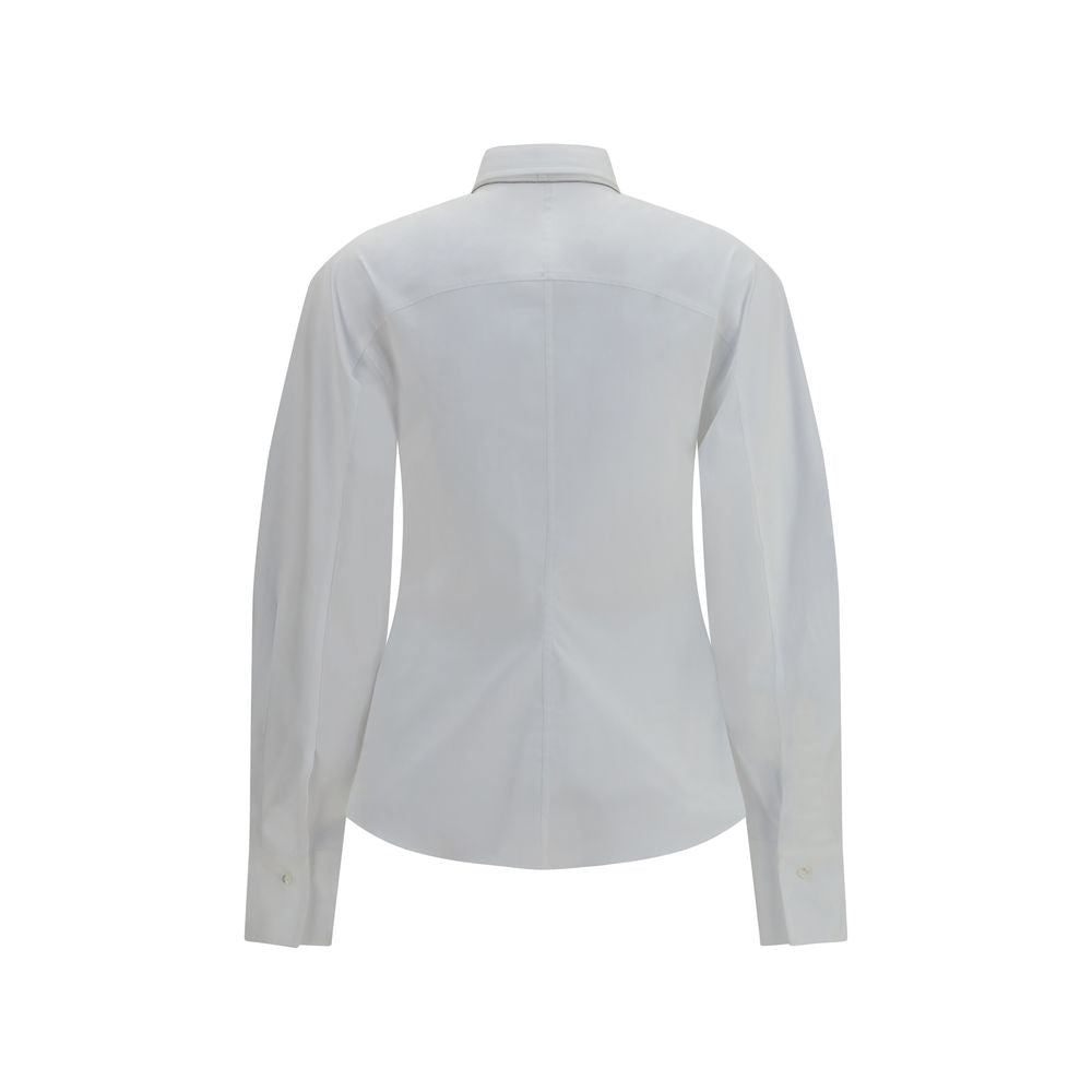 Brunello Cucinelli White Cotton Dress Shirt Brunello Cucinelli