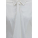 Brunello Cucinelli White Cotton Dress Shirt Brunello Cucinelli