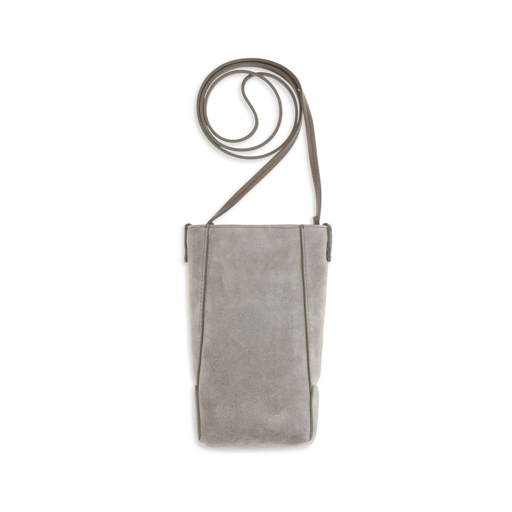 Brunello Cucinelli Gray Calf Leather Bos Taurus Other Accessories Brunello Cucinelli