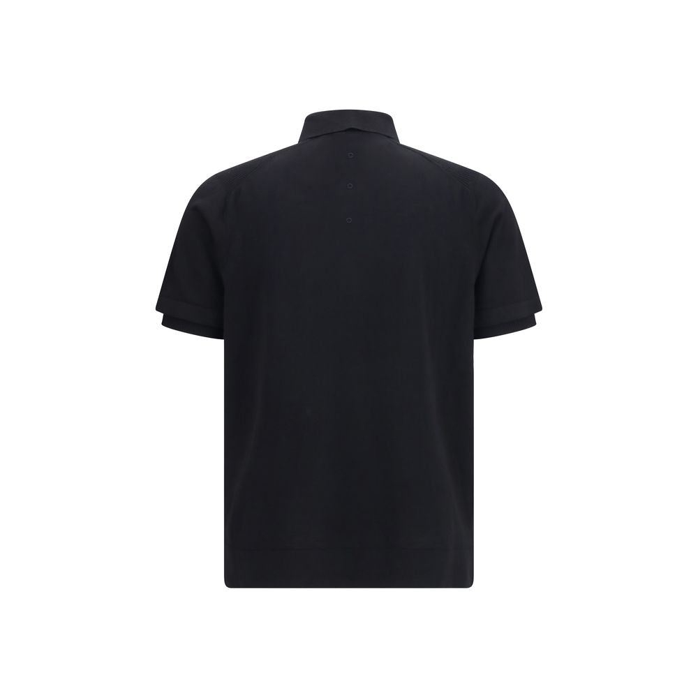 Premiata Black Cotton Polo Shirt Premiata