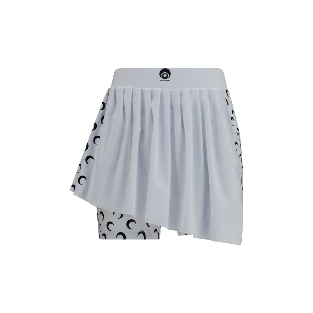 Marine Serre White Polyamide Short And Mini Shorts Marine Serre