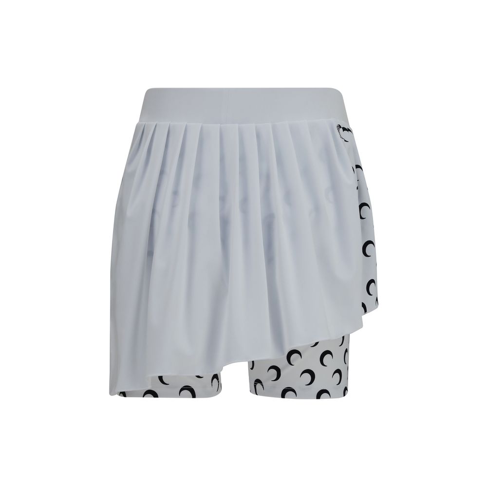 Marine Serre White Polyamide Short And Mini Shorts Marine Serre