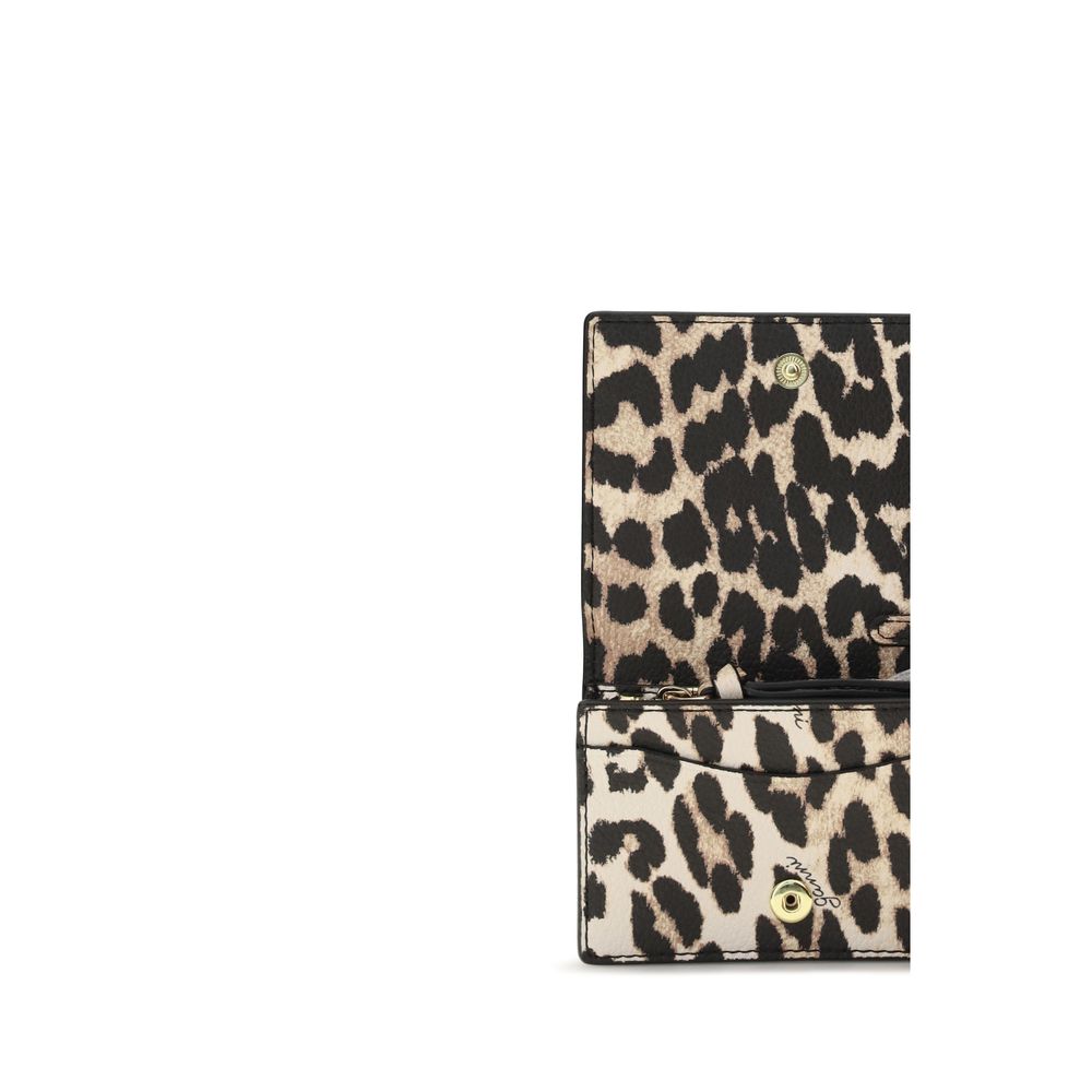 Ganni Multicolor Recycled Polyester Wallet Ganni
