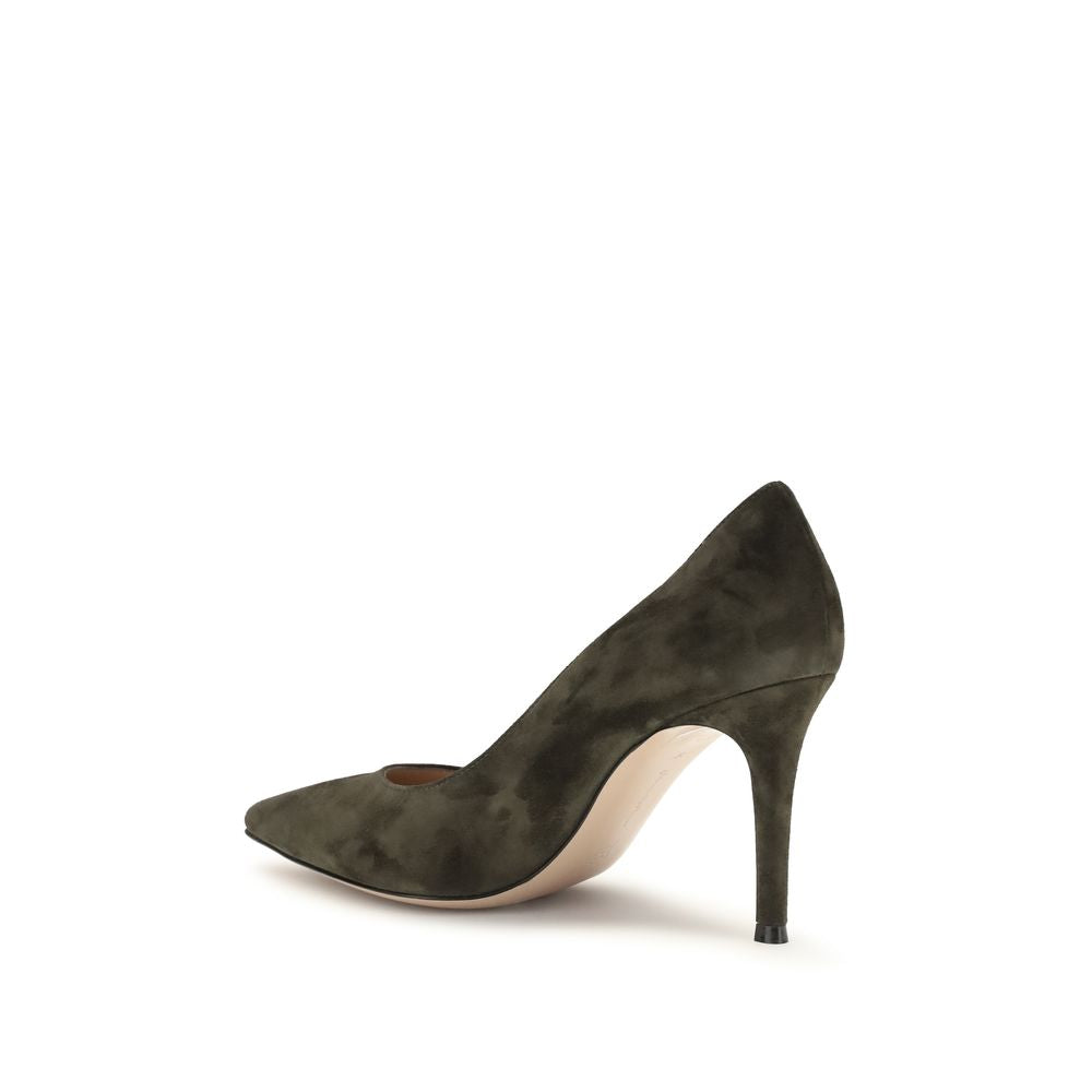 Gianvito Rossi Bicolor Calf Leather Bos Taurus High Heel Pumps Gianvito Rossi