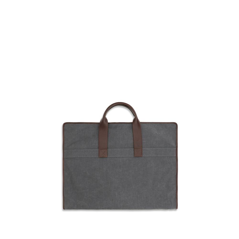 Brunello Cucinelli Gray Polyester Accessories Brunello Cucinelli