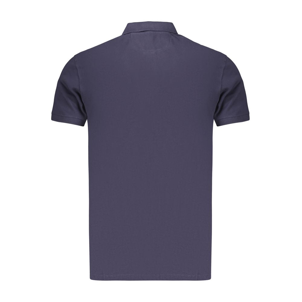 Marina Militare Blue Cotton Men's Polo Shirt Marina Militare