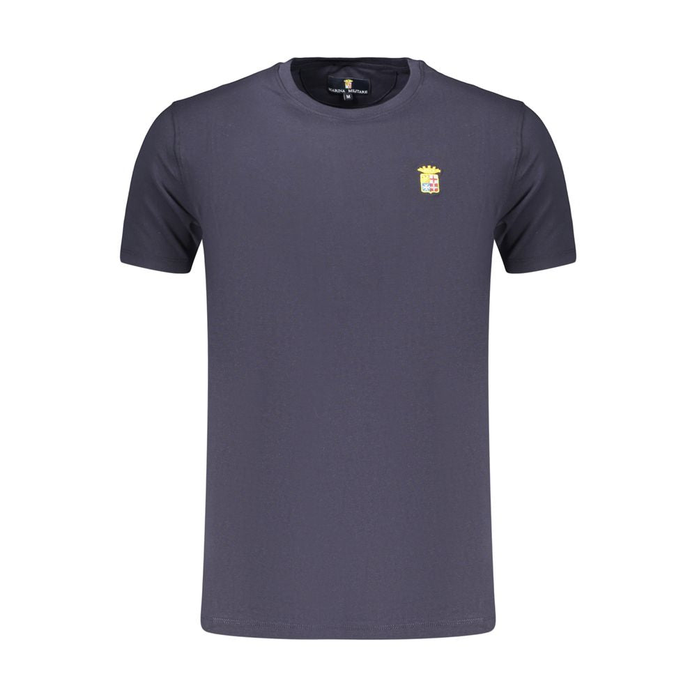 Marina Militare Blue Cotton Men's T-Shirt Marina Militare