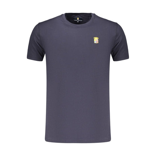 Marina Militare Blue Cotton Men's T-Shirt Marina Militare