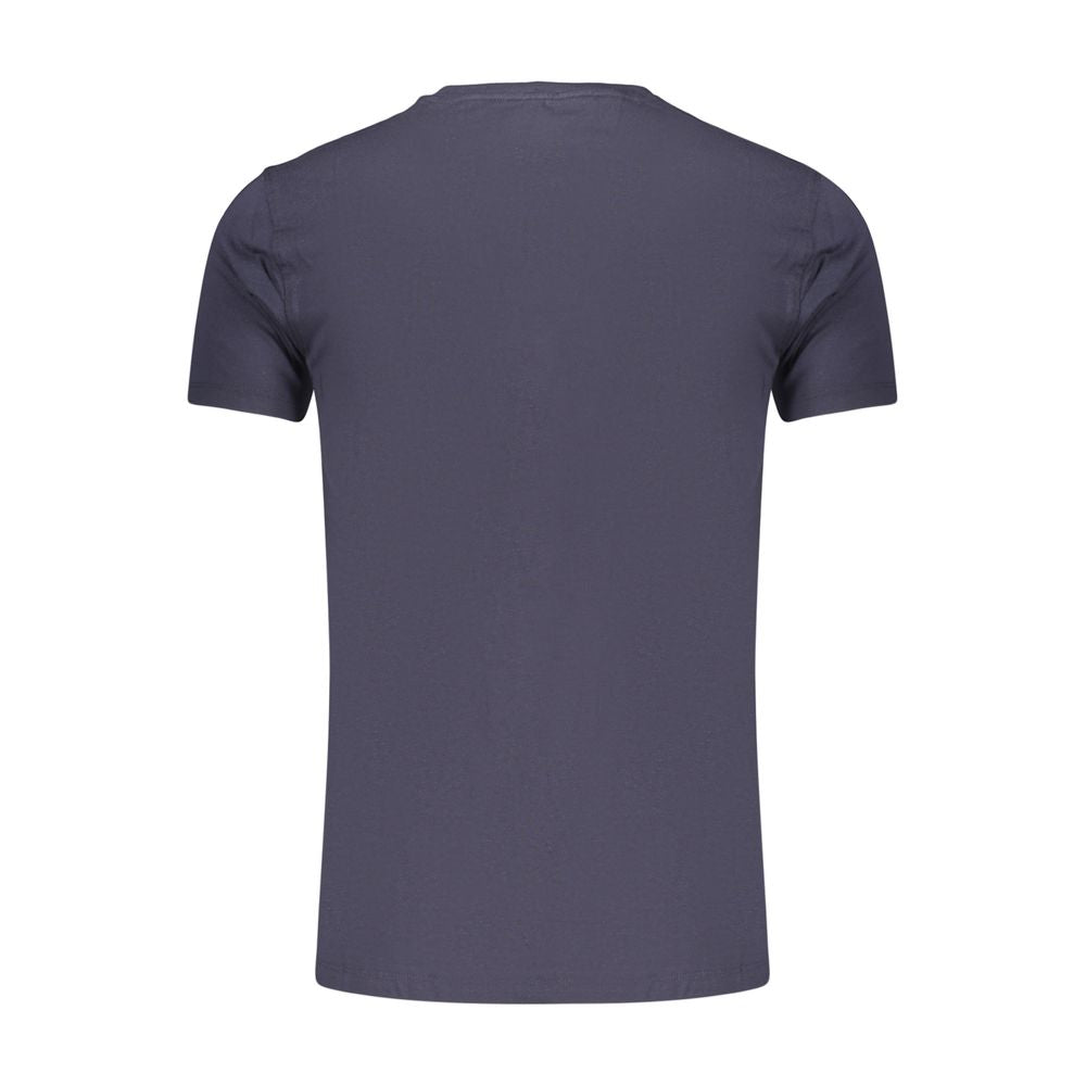 Marina Militare Blue Cotton Men's T-Shirt Marina Militare