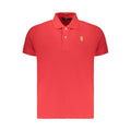 Marina Militare Rosso Cotton Men's Polo Marina Militare