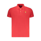 Marina Militare Rosso Cotton Men's Polo Marina Militare