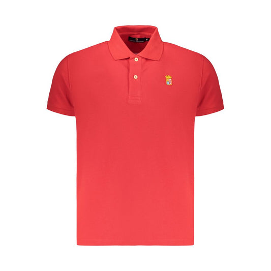 Marina Militare Rosso Cotton Men's Polo Marina Militare