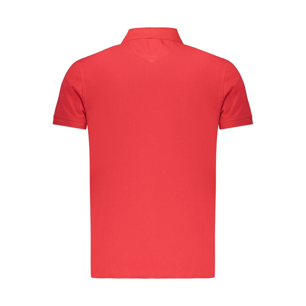 Marina Militare Rosso Cotton Men's Polo Marina Militare