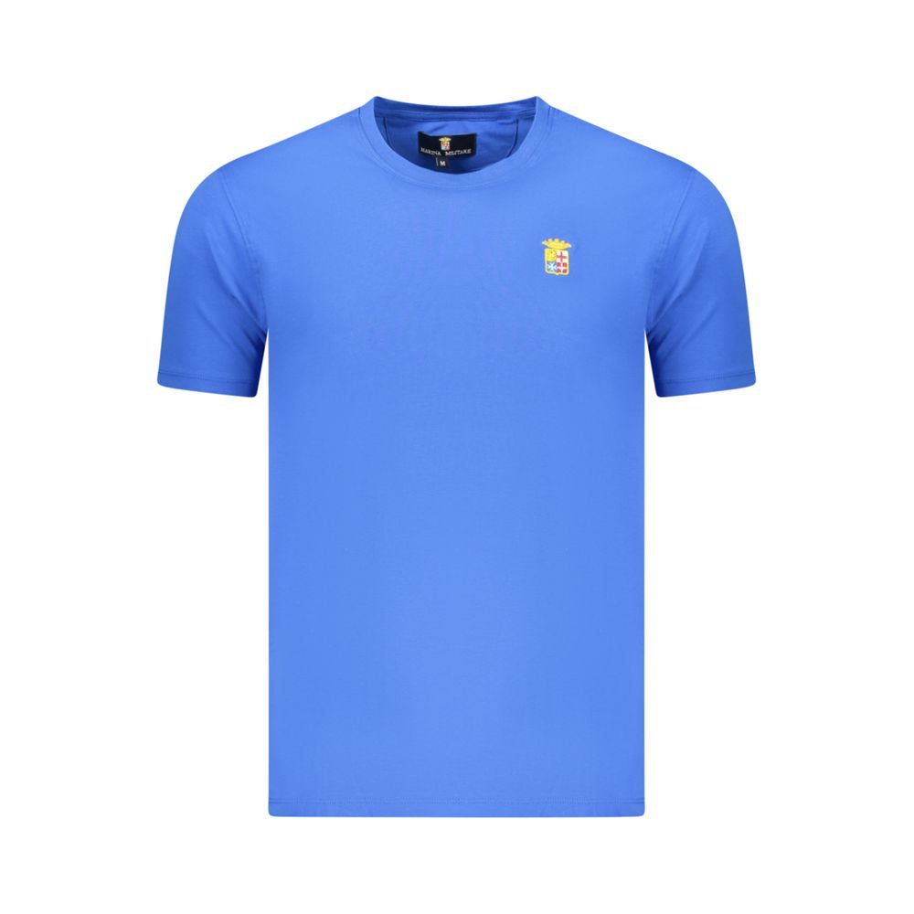 Marina Militare Blue Cotton Men's T-Shirt Marina Militare
