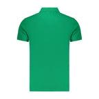 Marina Militare Green Cotton Men's Polo Shirt Marina Militare