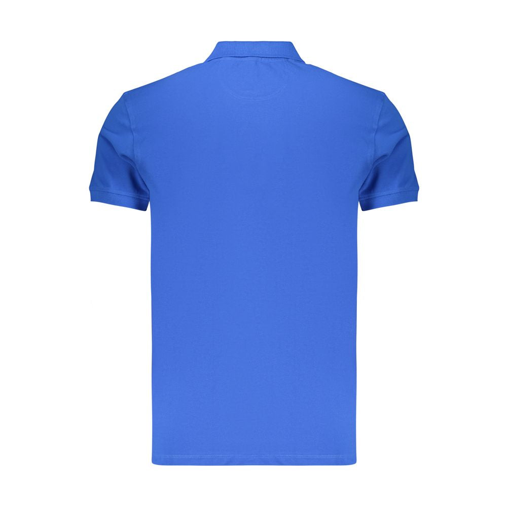 Marina Militare Blue Cotton Men Polo Marina Militare
