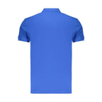 Marina Militare Blue Cotton Men Polo Marina Militare