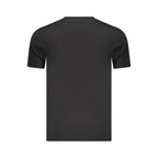 Marina Militare Black Cotton Men's T-Shirt Marina Militare