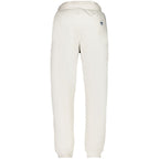 North Sails white cotton men's trousers, tailored fit with front pockets and belt loops, displayed on a plain background.
