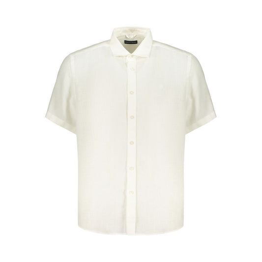 North Sails White Linen Men's Shirt North Sails