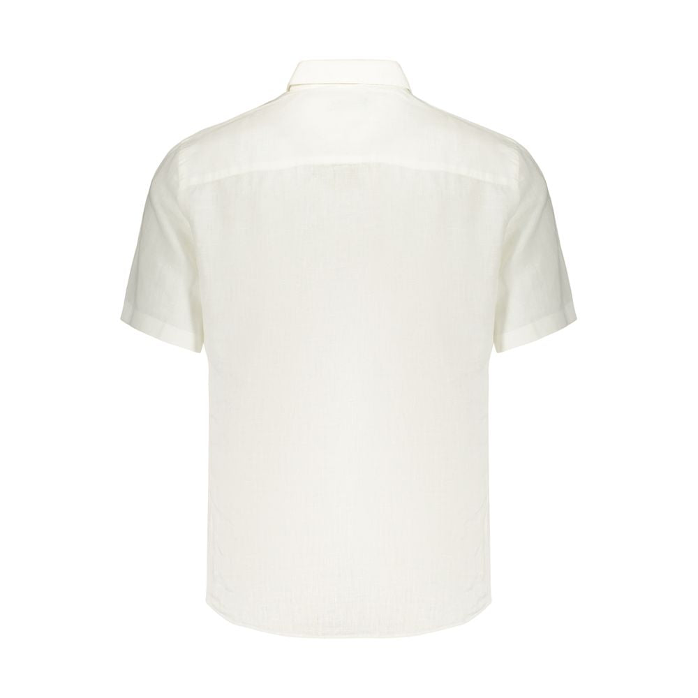 North Sails White Linen Men's Shirt North Sails