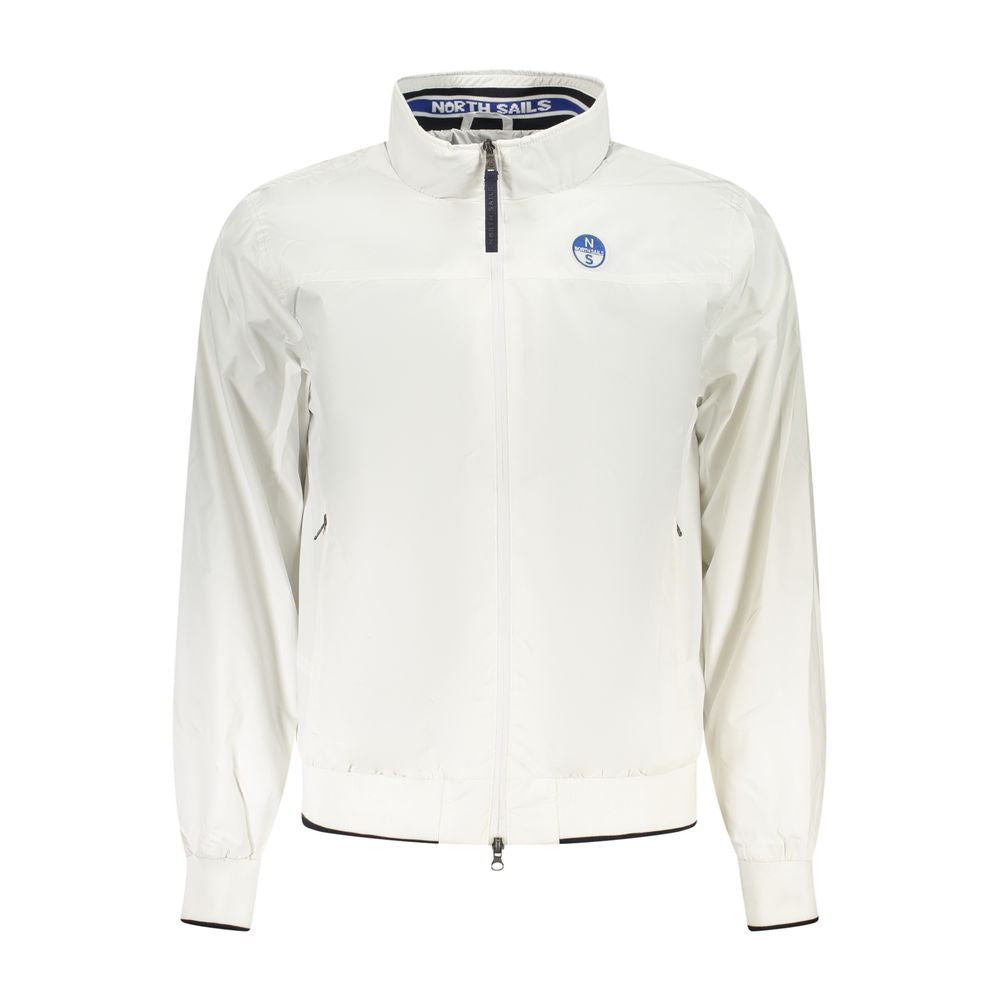 North Sails White Polyester Men's Jacket North Sails