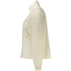 White North Sails nylon women's jacket with a zip front, collar, and long sleeves, perfect for casual or outdoor wear.