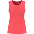 Red North Sails women's modal tank top featuring a sleeveless design and soft fabric for casual, comfortable wear.