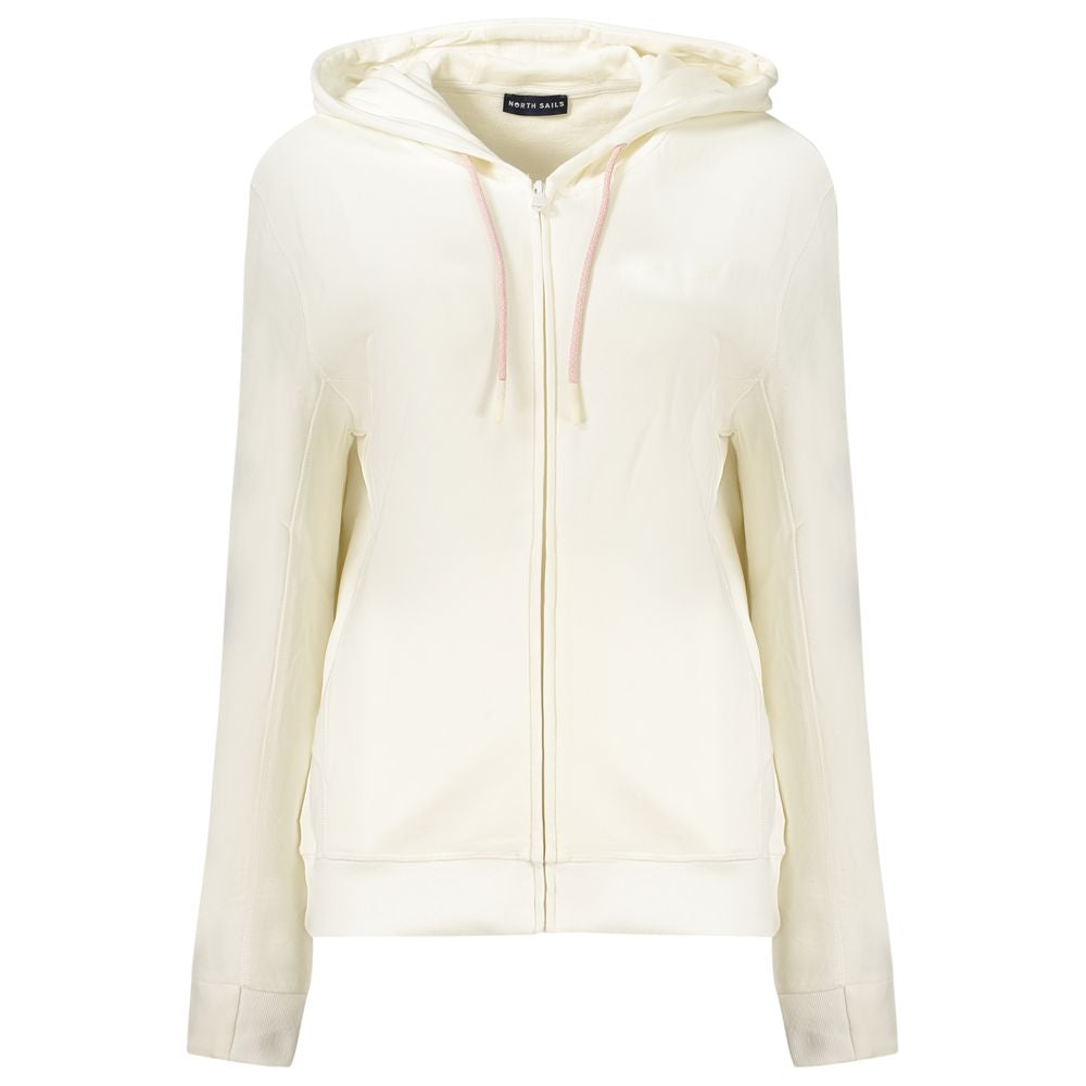 North Sails White Cotton Womens Sweatshirt North Sails