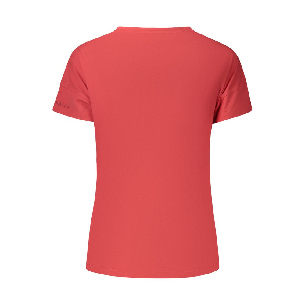North Sails Red Cotton Women's T-Shirt North Sails
