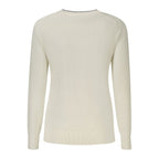 North Sails Bianco Viscosa women's top featuring a lightweight, stylish design with a round neckline and short sleeves.