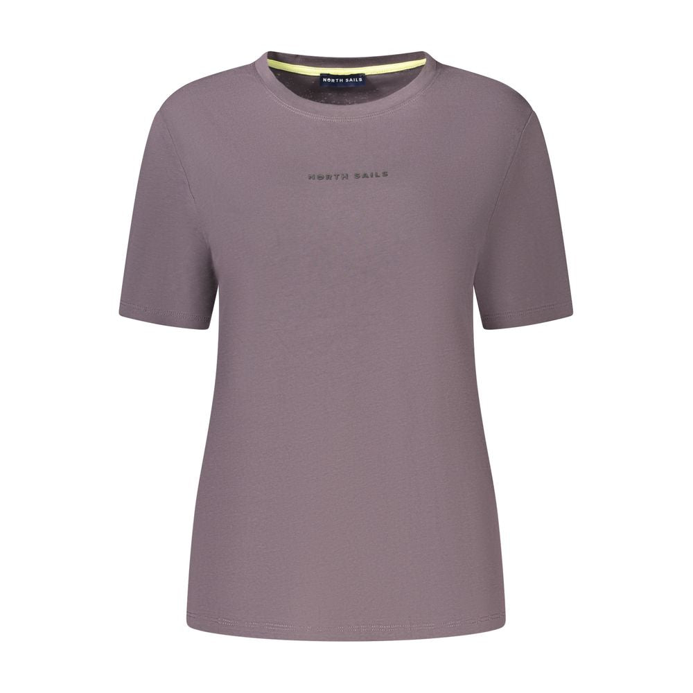 North Sails Gray Cotton Women's T-Shirt North Sails