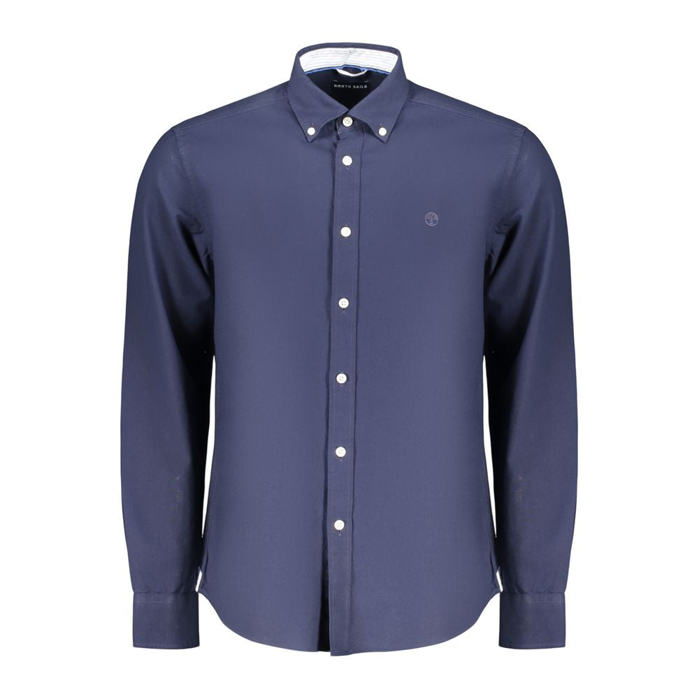North Sails Blue Cotton Mens Shirt North Sails