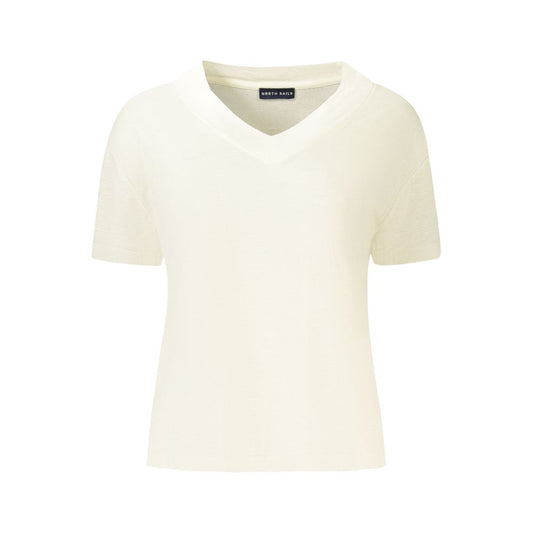 North Sails Bianco Viscose Women's T-Shirt North Sails