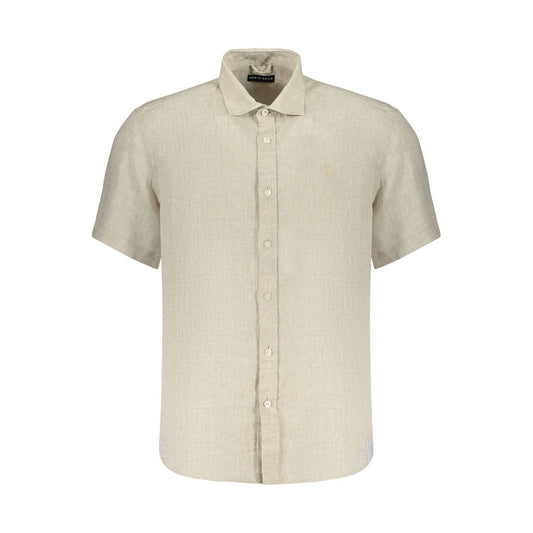 North Sails Beige Linen Men's Shirt North Sails