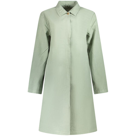 North Sails Green Cotton Women's Coat North Sails