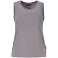 Gray North Sails women's modal tank top with a fitted design and sleeveless style, perfect for casual summer wear.