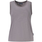 Gray North Sails women's modal tank top with a fitted design and sleeveless style, perfect for casual summer wear.