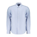 North Sails Azzurro cotton men's shirt displaying a classic fit with short sleeves and button-front design.