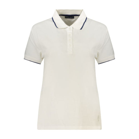 North Sails White Cotton Women's Polo Shirt North Sails