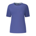 Blue cotton women's T-shirt by North Sails with a casual fit and short sleeves, shown on a plain background.