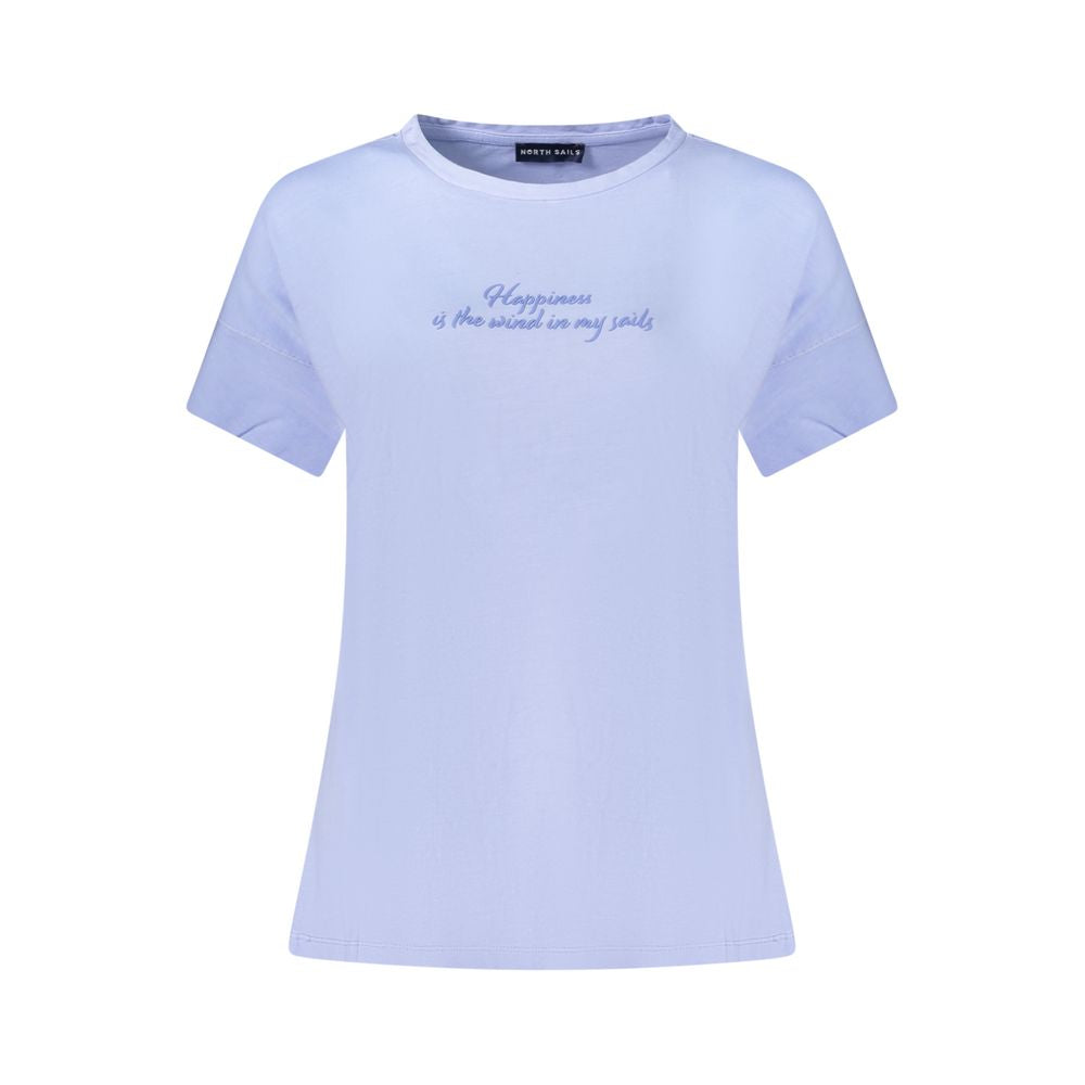 North Sails Viola cotton women's T-shirt featuring a casual fit and classic design, displayed on a white background.