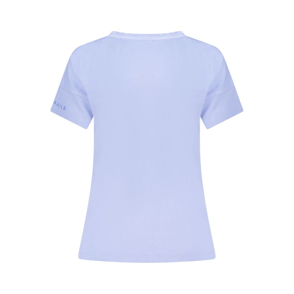 North Sails Viola Cotton women's T-shirt with short sleeves and crew neckline, featuring a casual, comfortable fit.