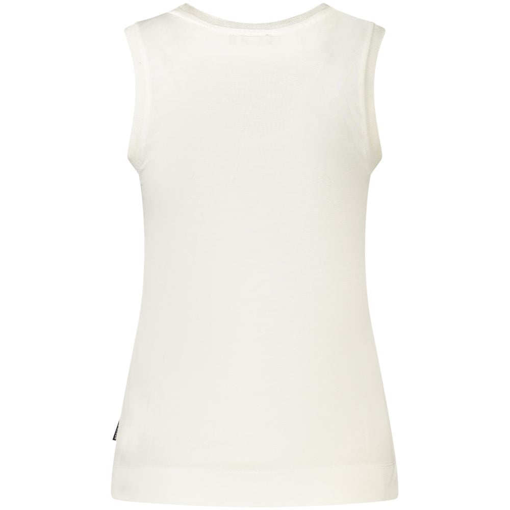 White North Sails women's modal tank top with sleeveless design and relaxed fit, ideal for casual summer wear.